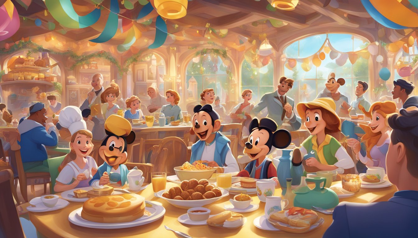 Croissants with Mickey: Character Breakfast Euro Disney Serves Magic on a Plate!