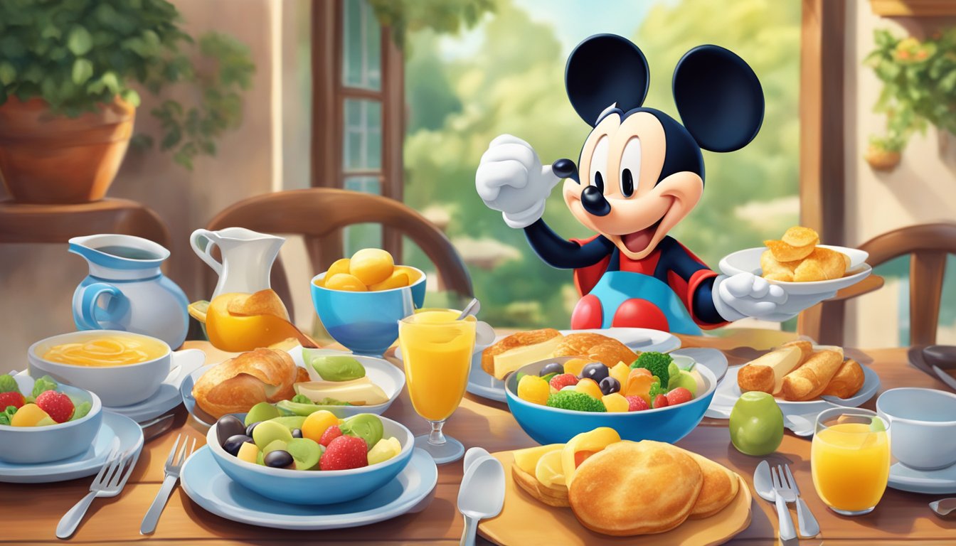 Artsy Eats with Mickey: Topolino Character Breakfast Paints Delicious Disney Memories!